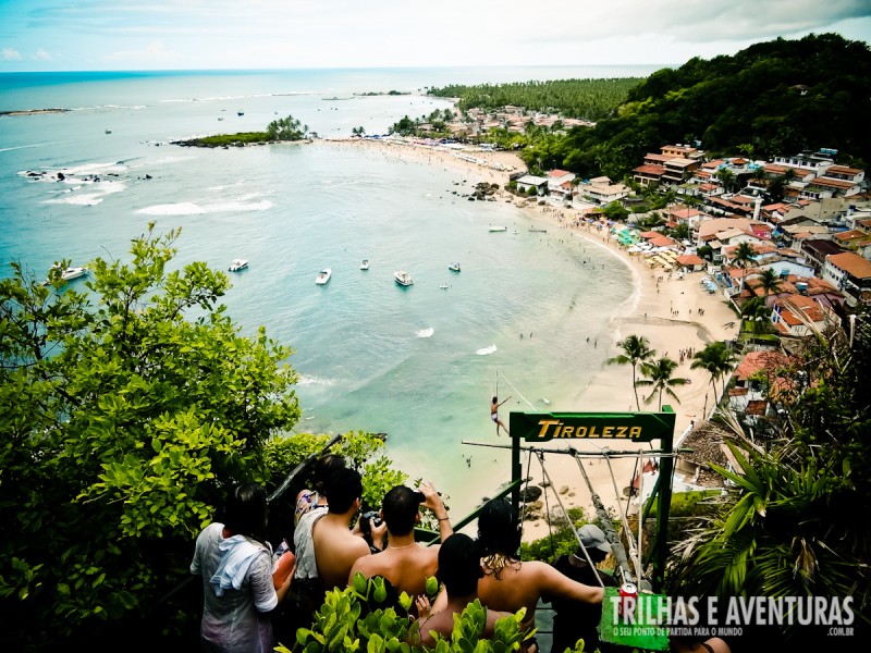 Tirolesa de Morro de São Paulo - Bahia