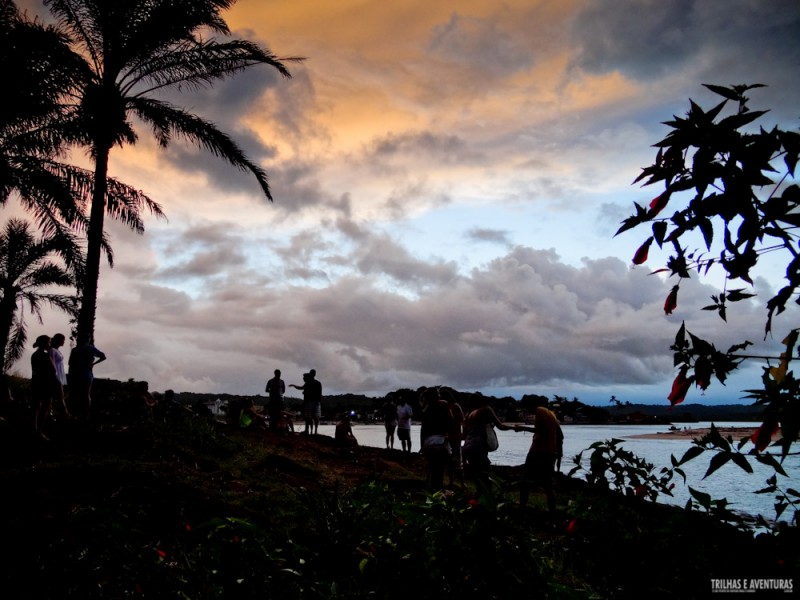 Fim de tarde com os amigos em Itacaré