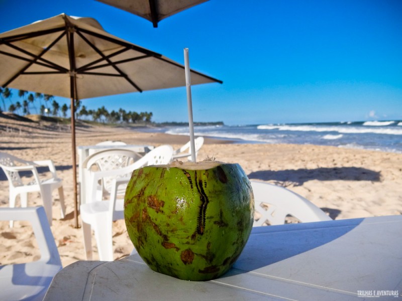 Que tal uma água de coco para refrescar?