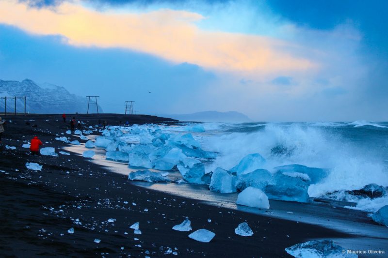 Diamond Beach, a praia de icebergs na Islândia